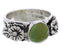 Flower Silver Turquoise Southwestern Jewelry Ring Size 5-3/4 TX27959